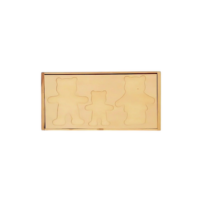 Puzzle bois - Habiller la famille ours