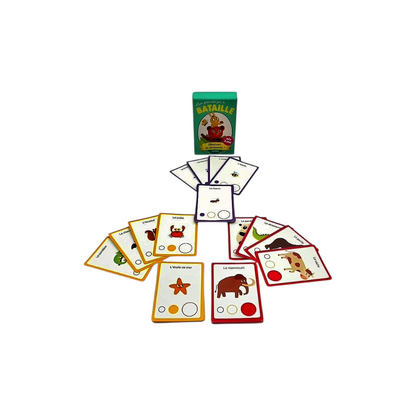 Mon premier jeu de bataille - Animaux du monde