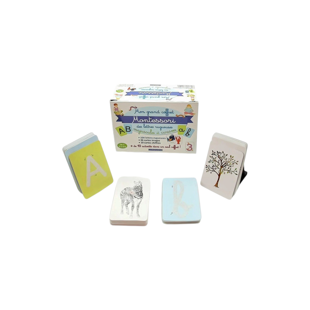 Mon grand coffret Montessori - Lettres rugueuses