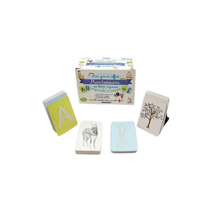 Mon grand coffret Montessori - Lettres rugueuses