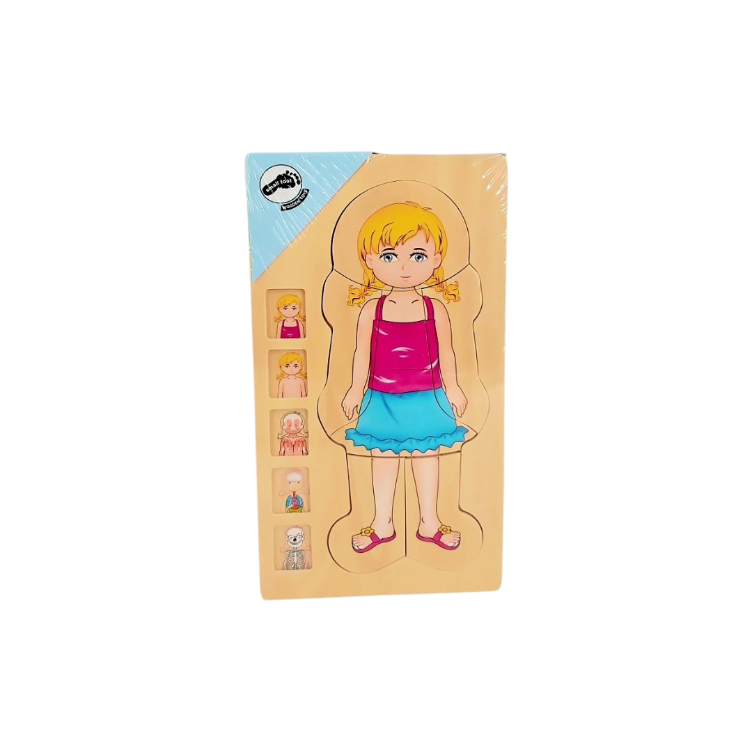 Puzzle multicouches Anatomie - Fille