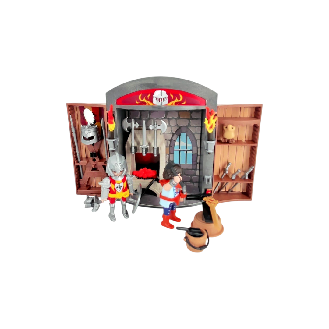 Playmobil - Coffre Chevalier et forgeron - 5637