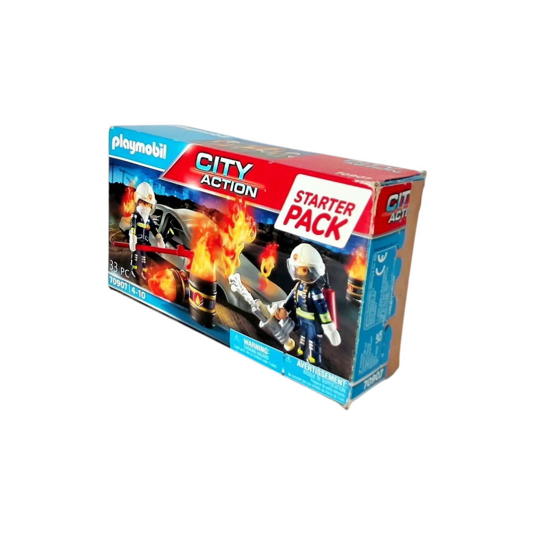 Playmobil - Pack de démarrage entraînement de pompiers - 70907