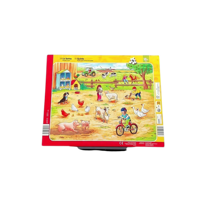 Puzzle cadre - La ferme - 10 pièces