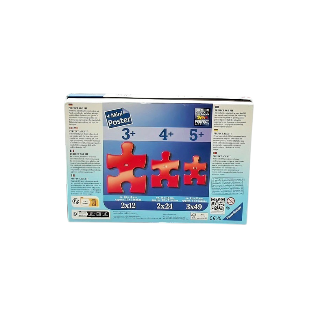 Puzzle - Spidey, le lanceur de toile - 3x49 pièces