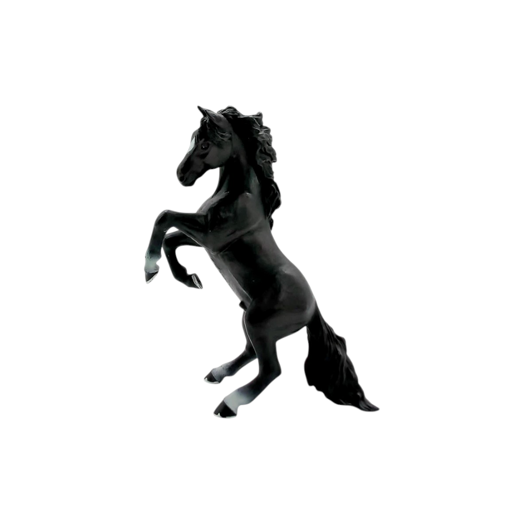 Figurine - Cheval noir cabré - 51522
