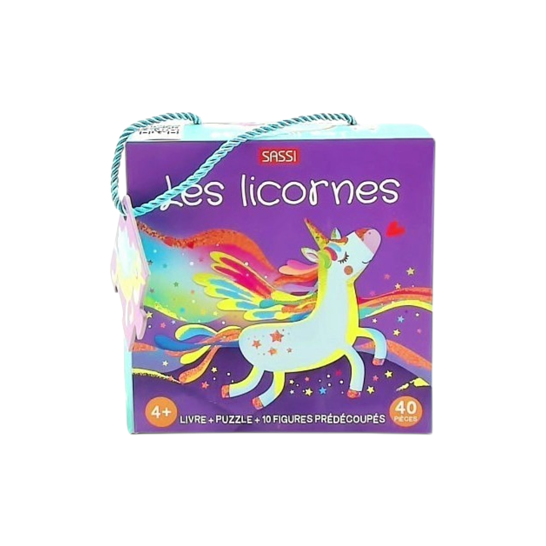 Puzzle -Q-box - Les licornes - 40 pièces