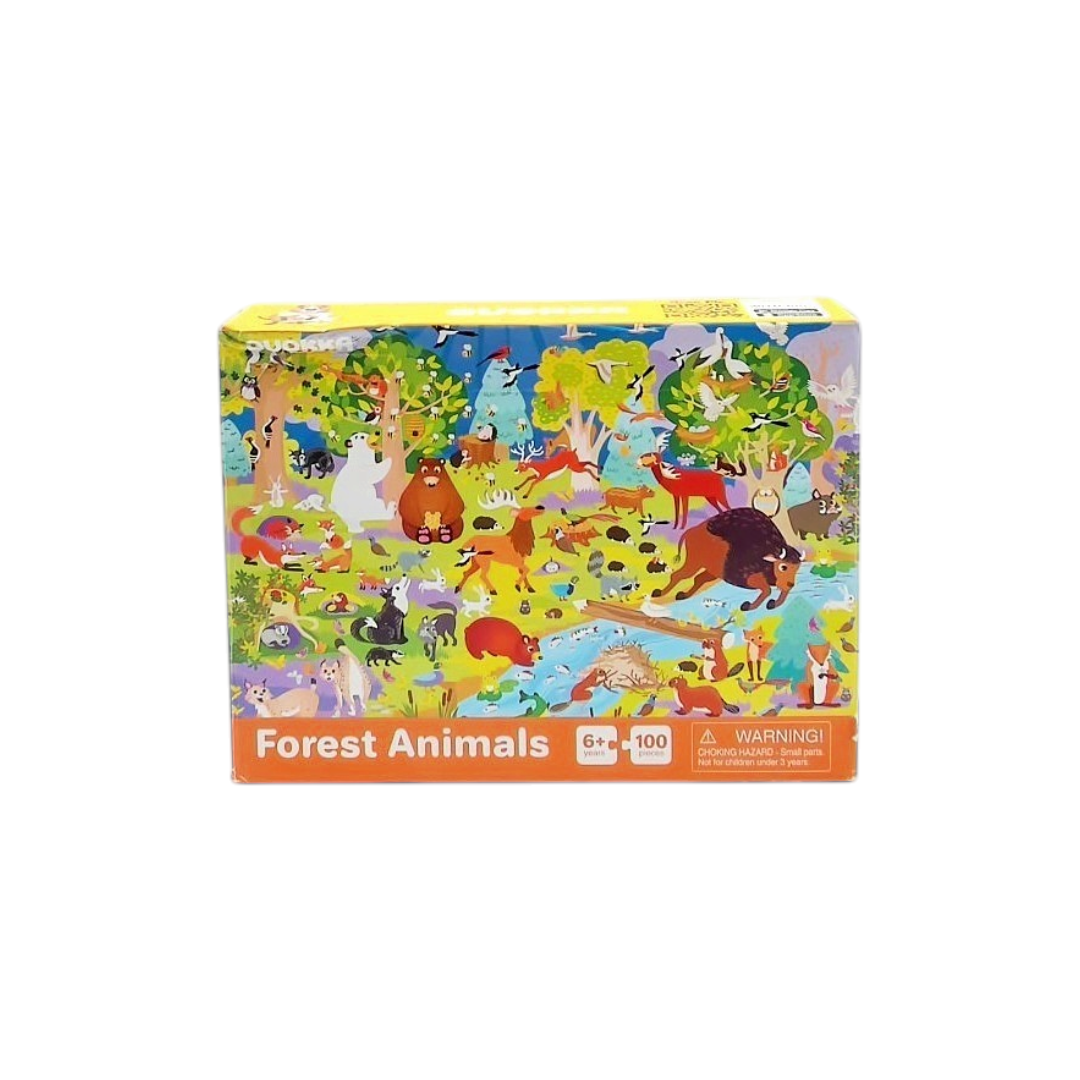 Puzzle - Forest Animals - 100 pièces
