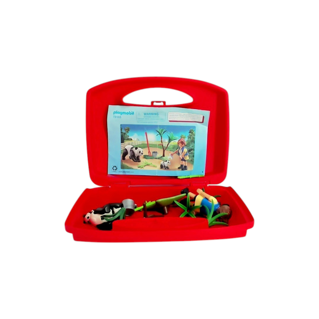 Playmobil - Valisette Soigneur et Panda  - 70105