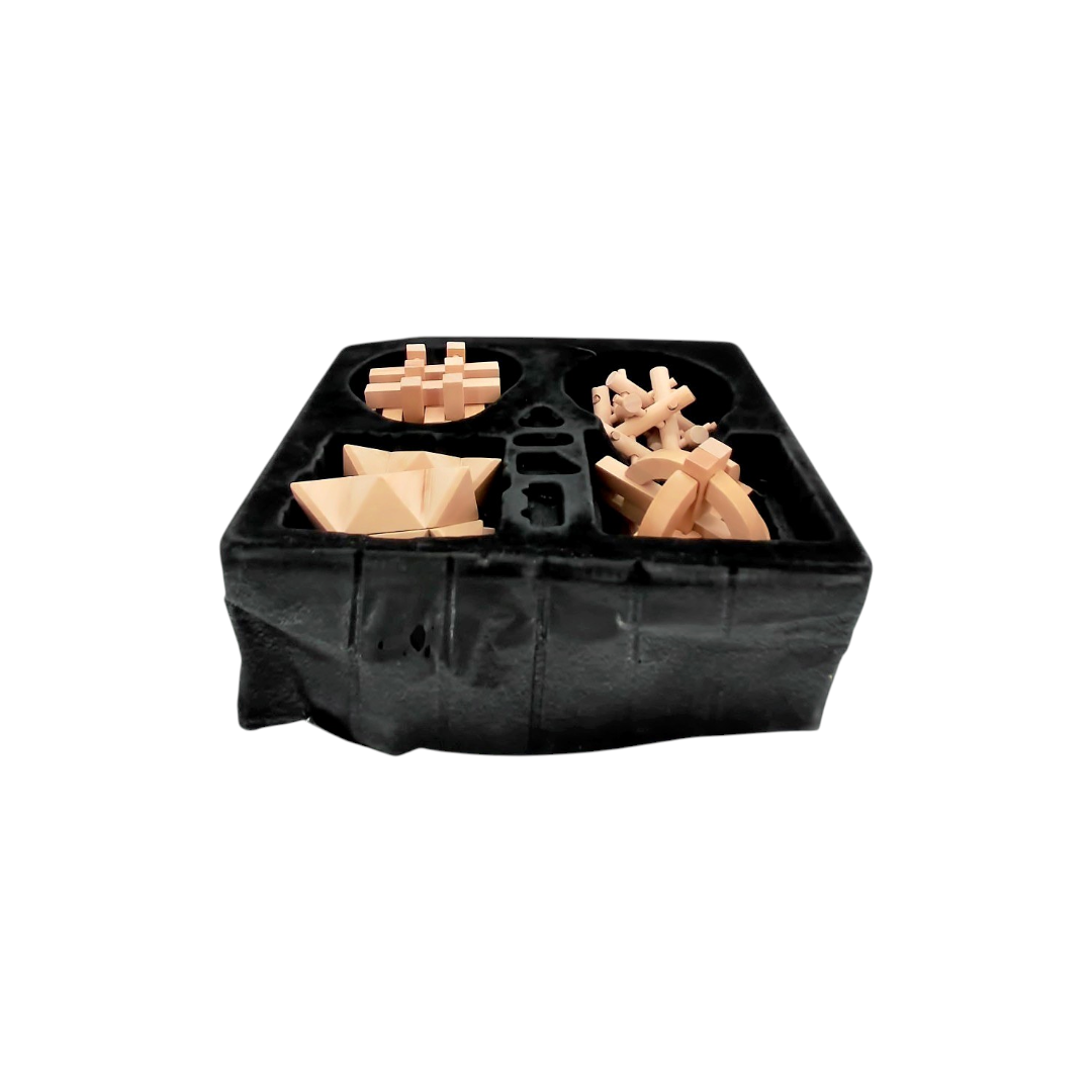 Coffret 8 casse-têtes en bois