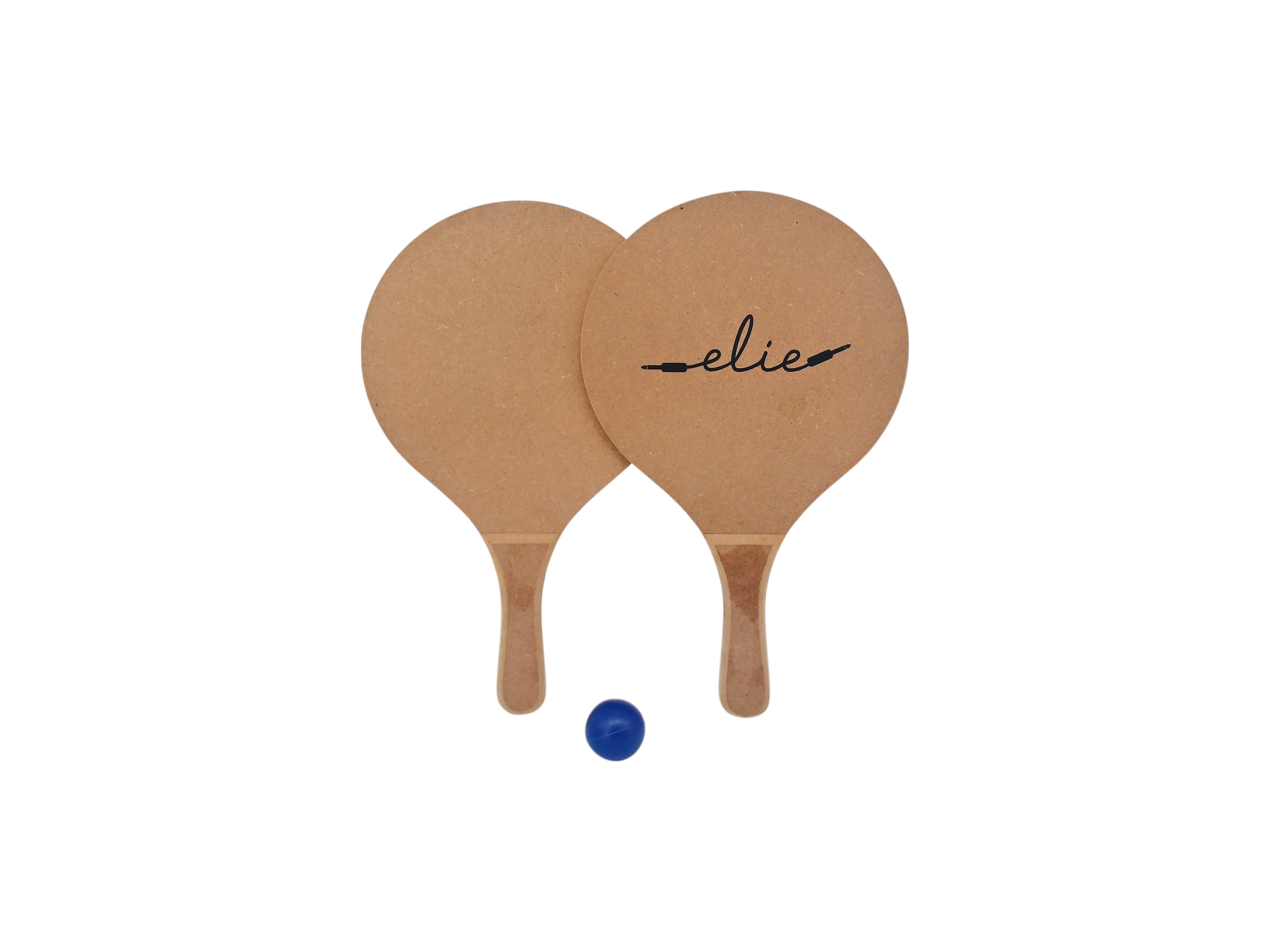 Set de 2 raquettes de plage avec balle
