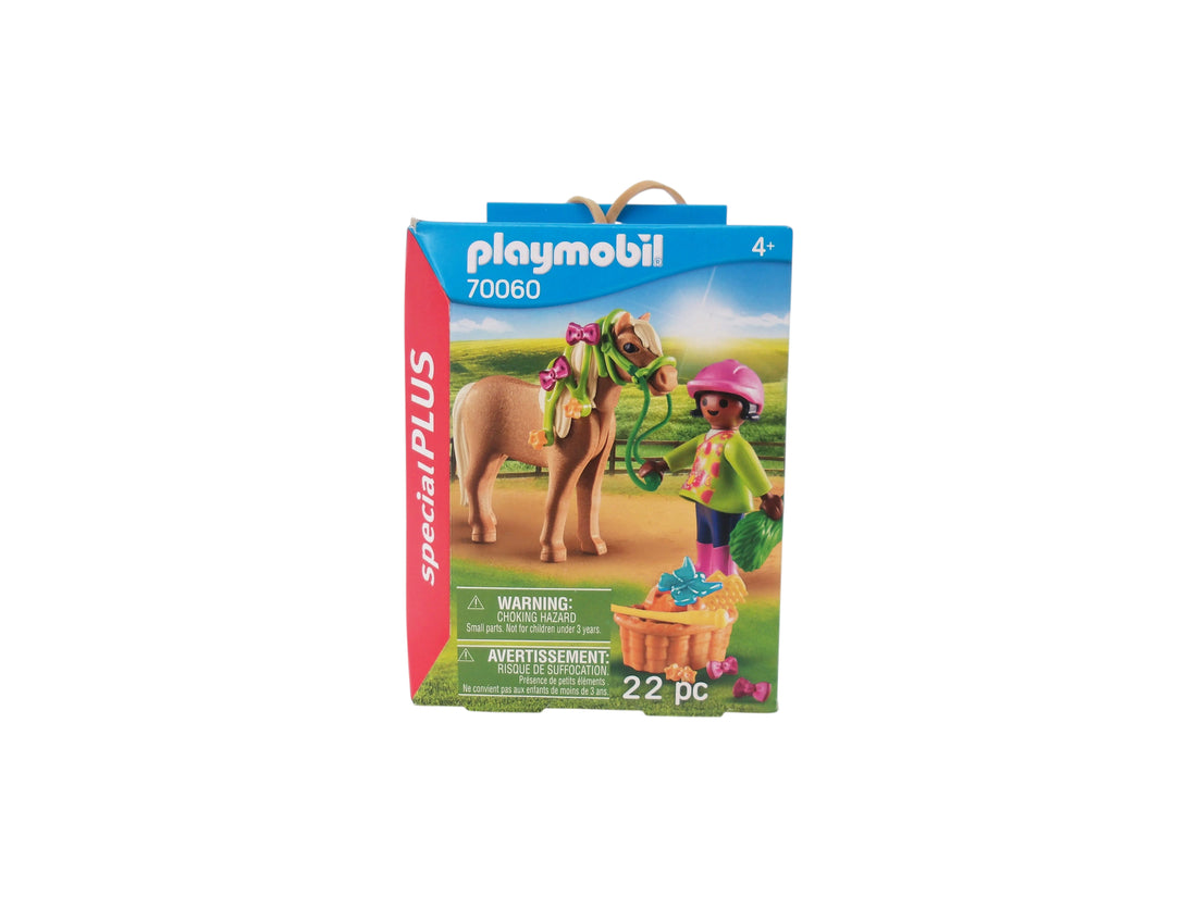 Playmobil Spécial Plus - Cavalière avec poney - Set 70060