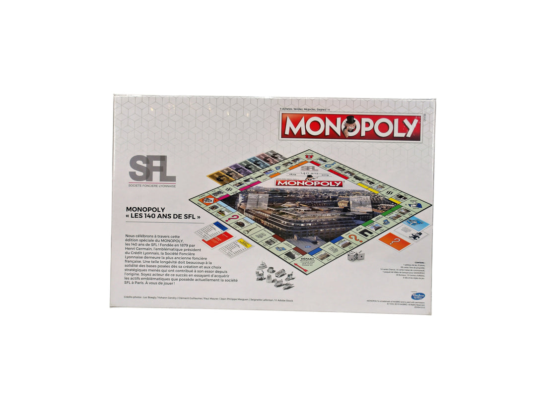 Monopoly SFL - Société Foncière Lyonnaise- Édition 2019