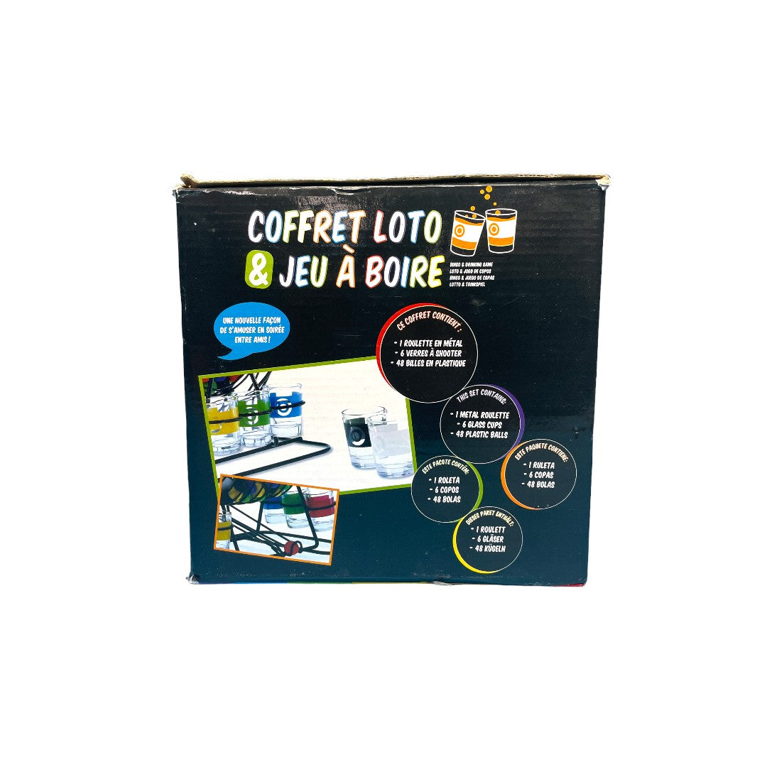 Coffret loto et jeu à boire