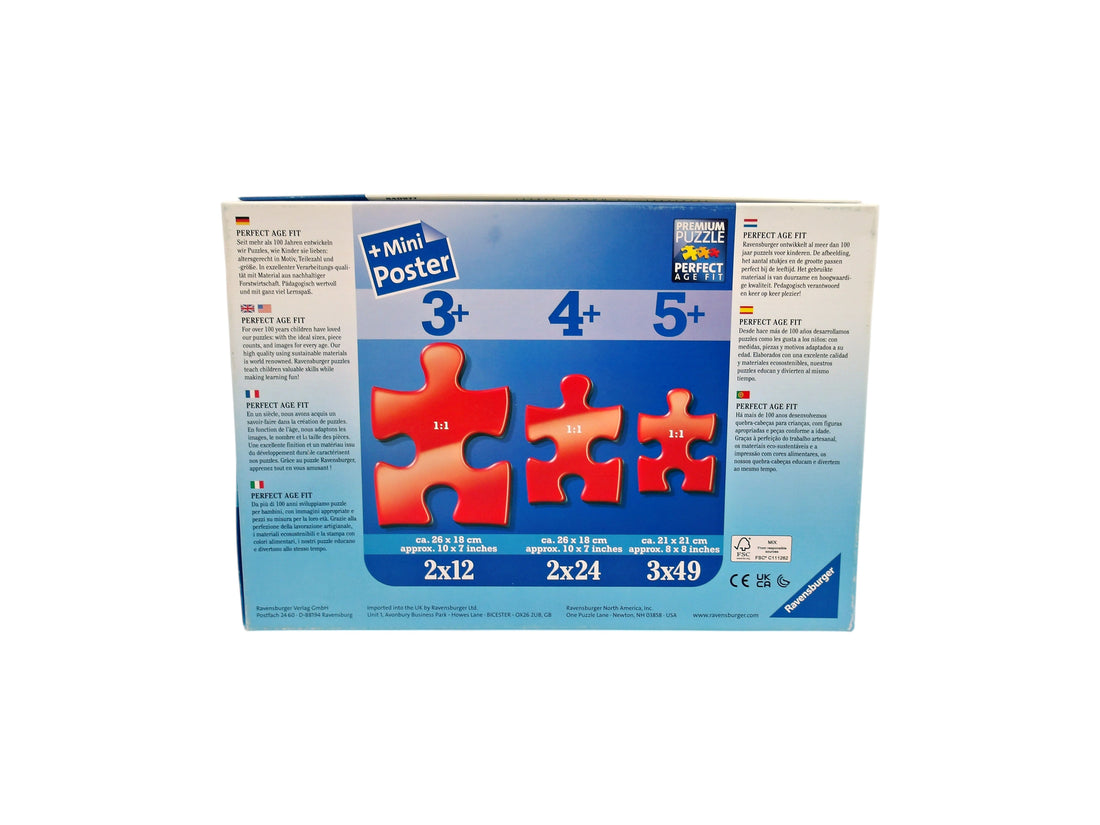 Puzzle - Tracteur et chantier - 2 x 12 pièces