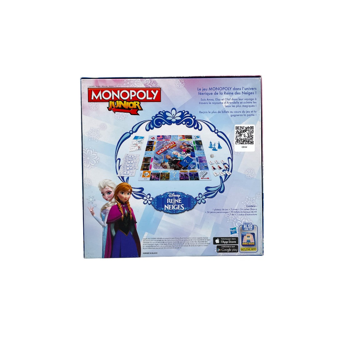 Monopoly Junior - La Reine des Neiges Disney- Édition 2014