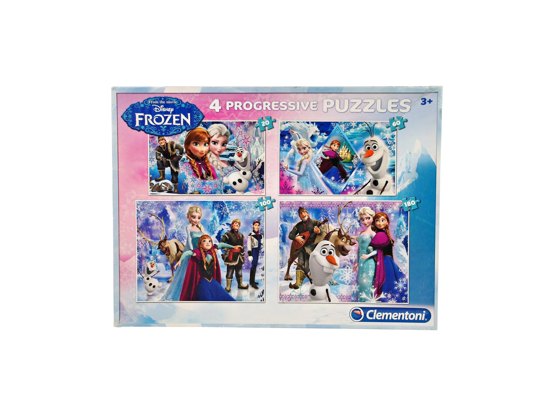 4 Puzzles progressifs - Reine des Neiges