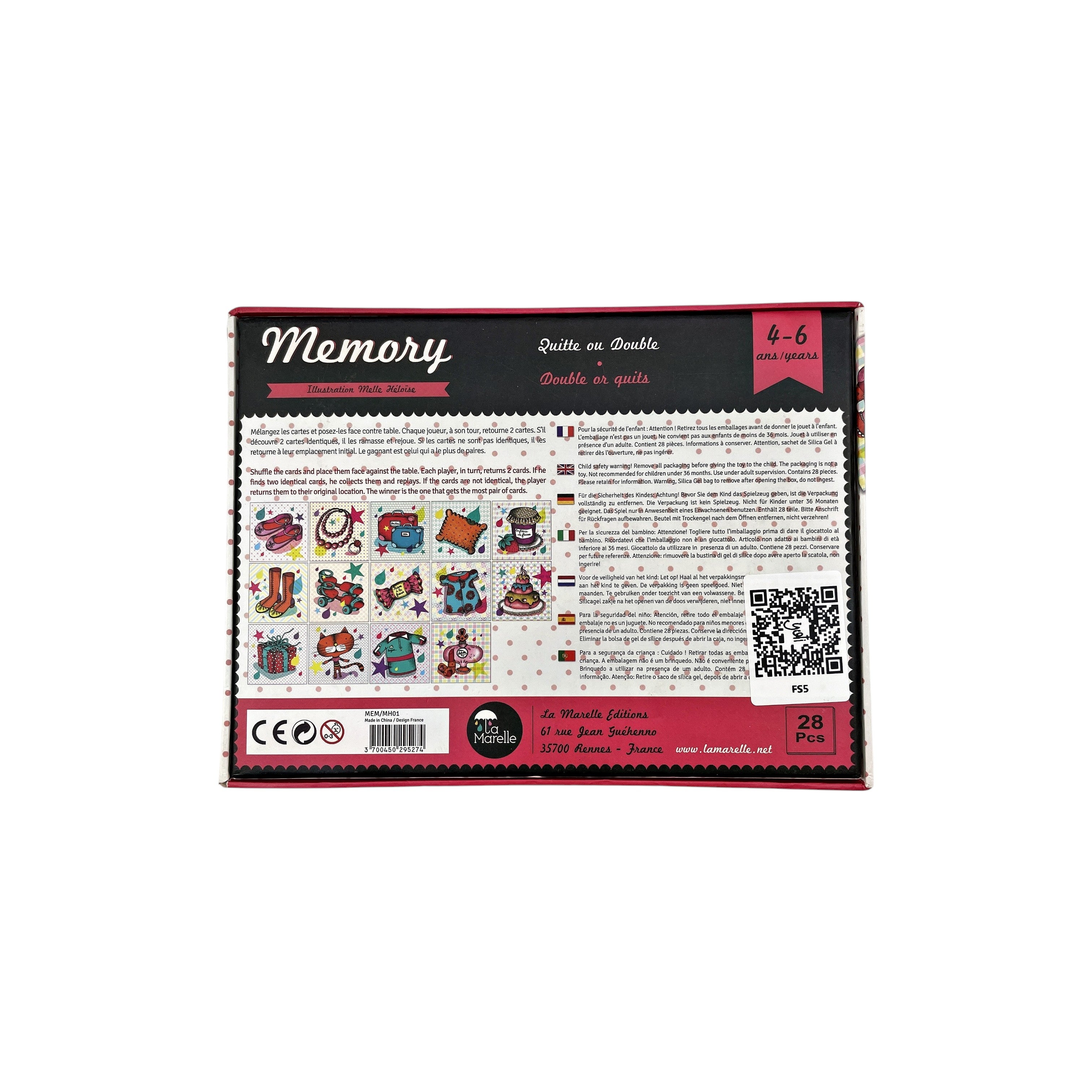 Memory Mlle Héloïse