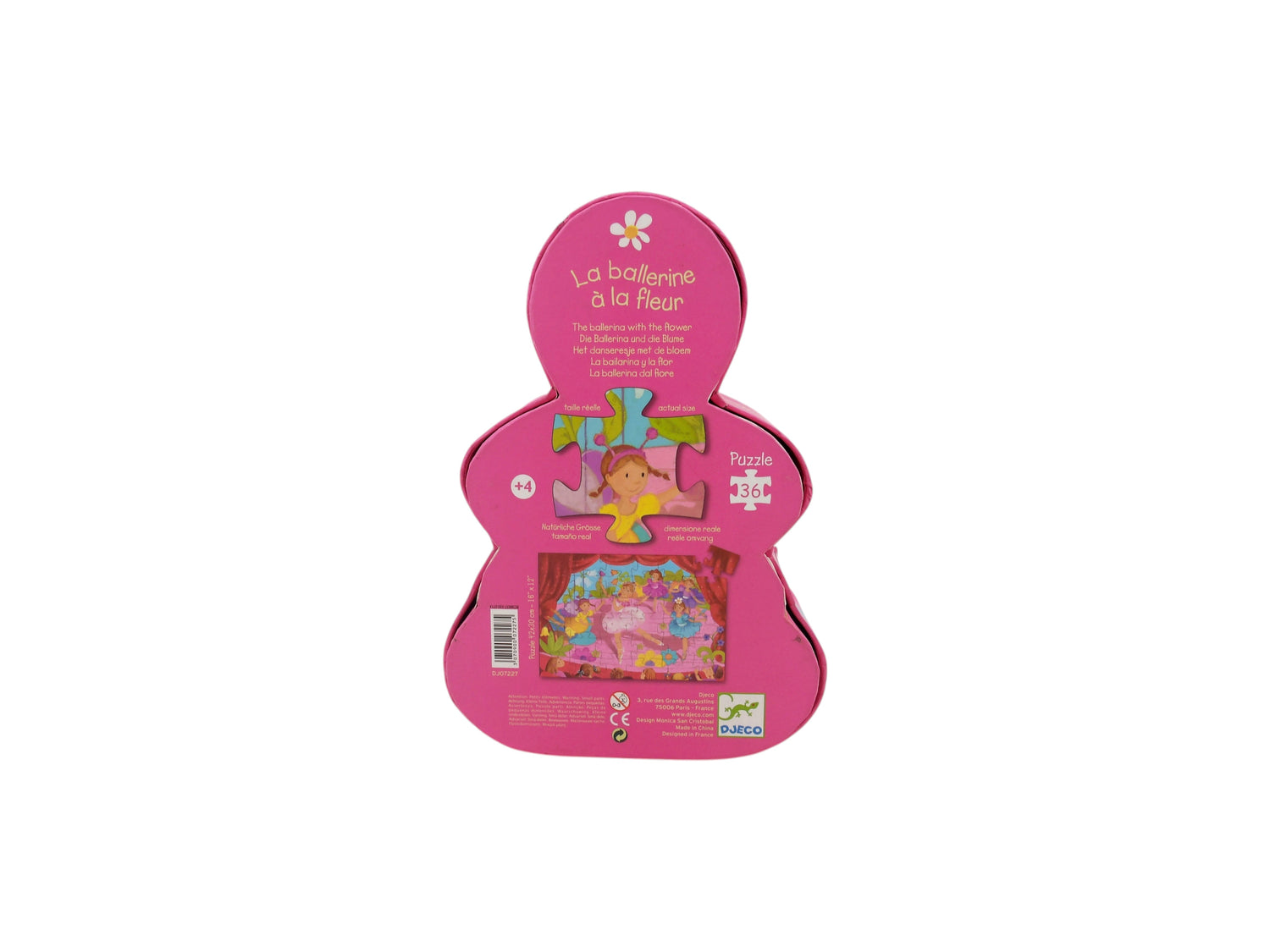 Puzzle - La ballerine à la fleur - 36 pièces