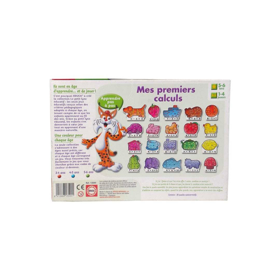 Petit le lynx -  Mes premiers calculs