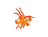 Doudou - Papillon orange