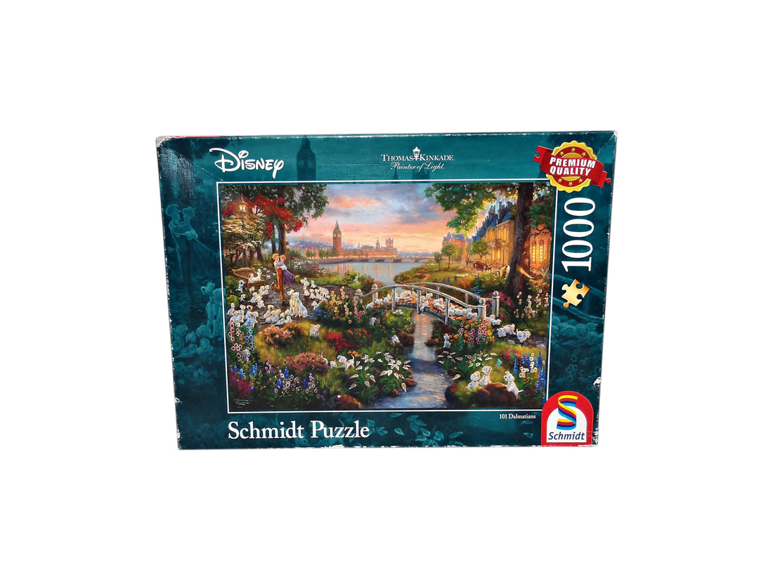 Puzzle -Thomas Kinkade - 101 dalmatiens - 1000 pièces- Édition 2017