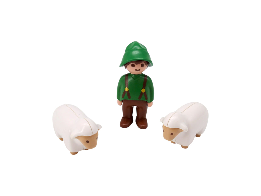 Playmobil 1.2.3 - Berger avec son mouton - 6974