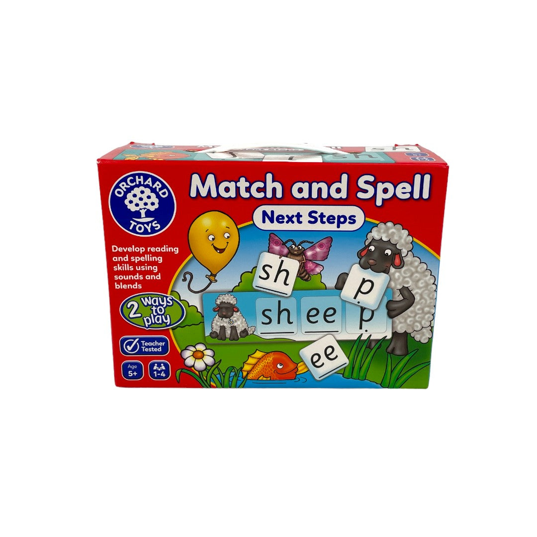 Match and spell - Next steps