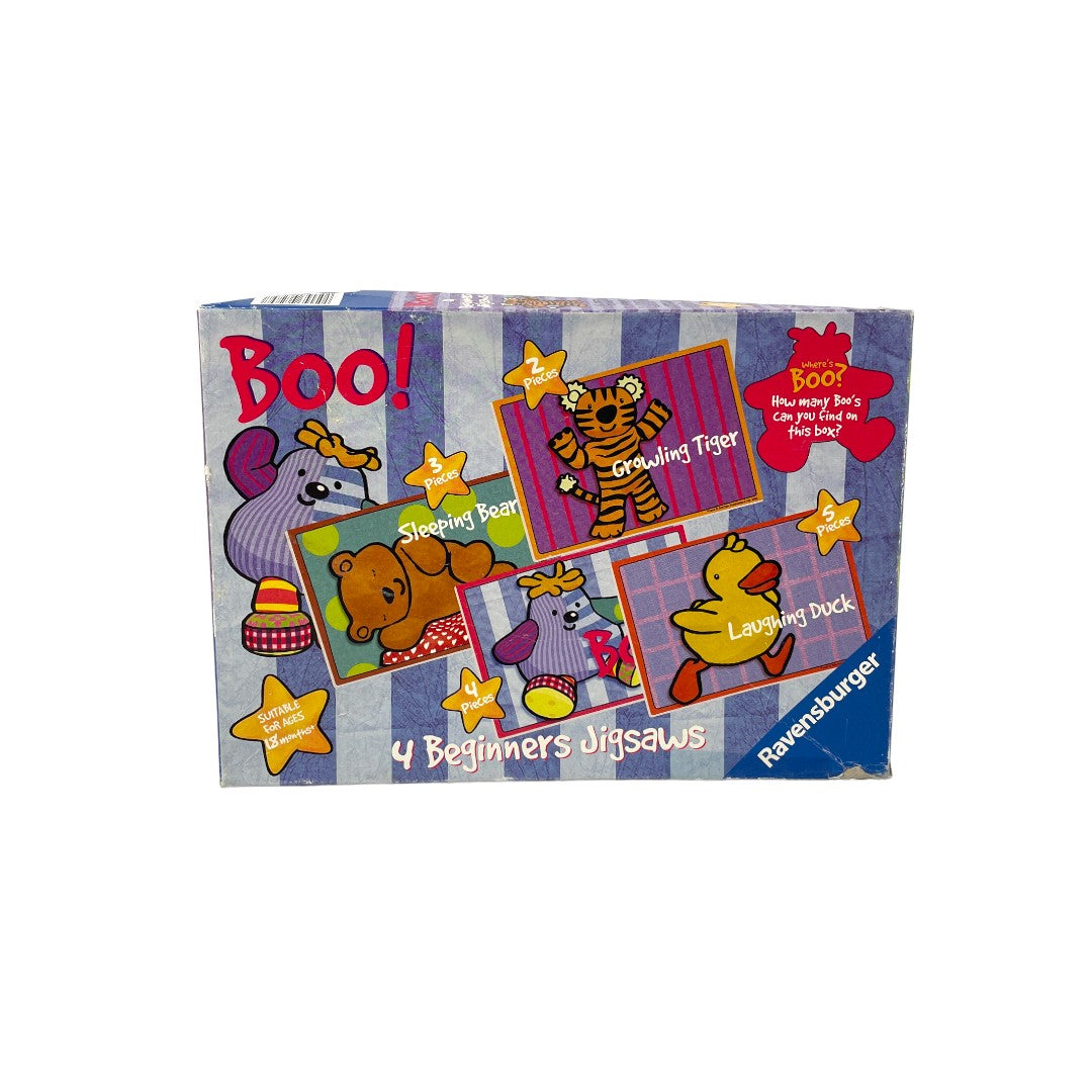 Boo! - 4 petits puzzles - Animaux