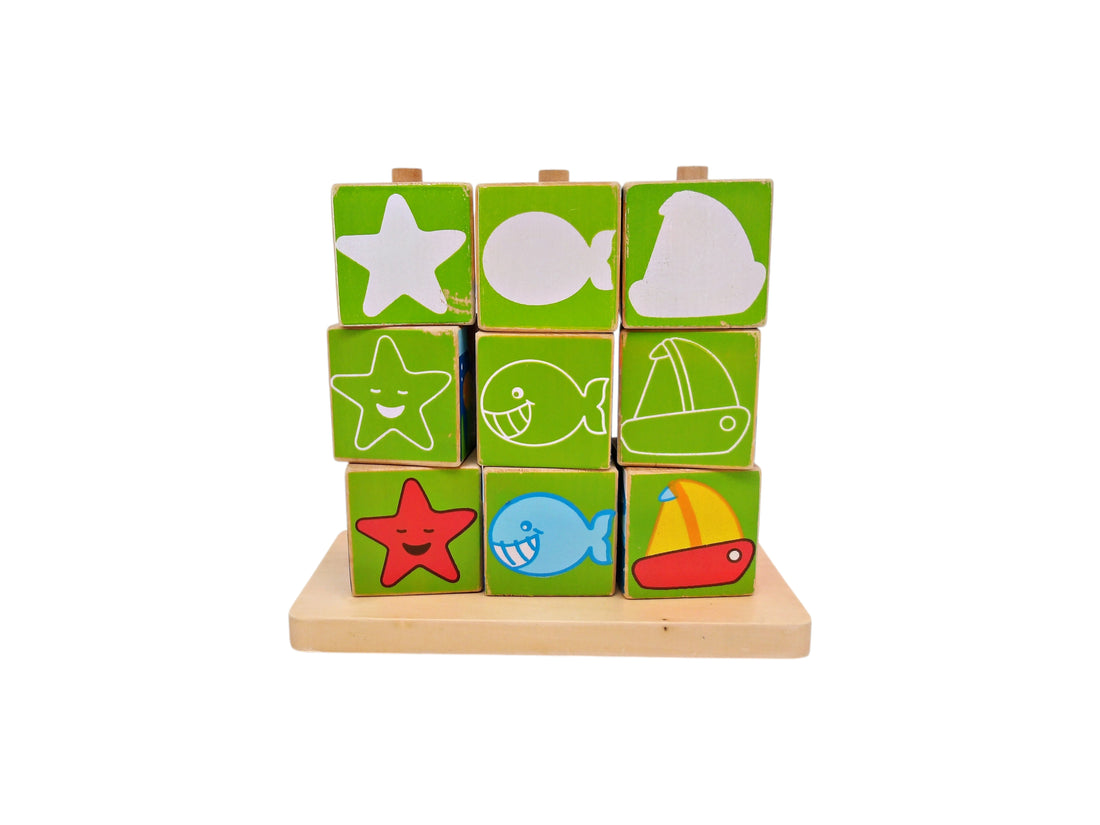 Puzzle cube en bois 