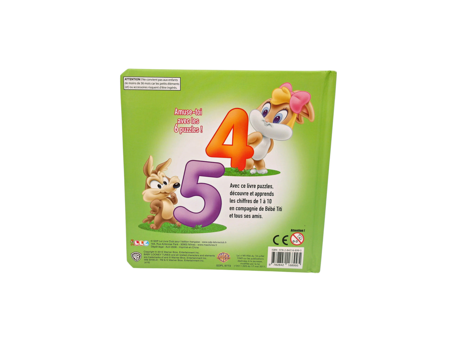 Les chiffres -  Livre puzzle