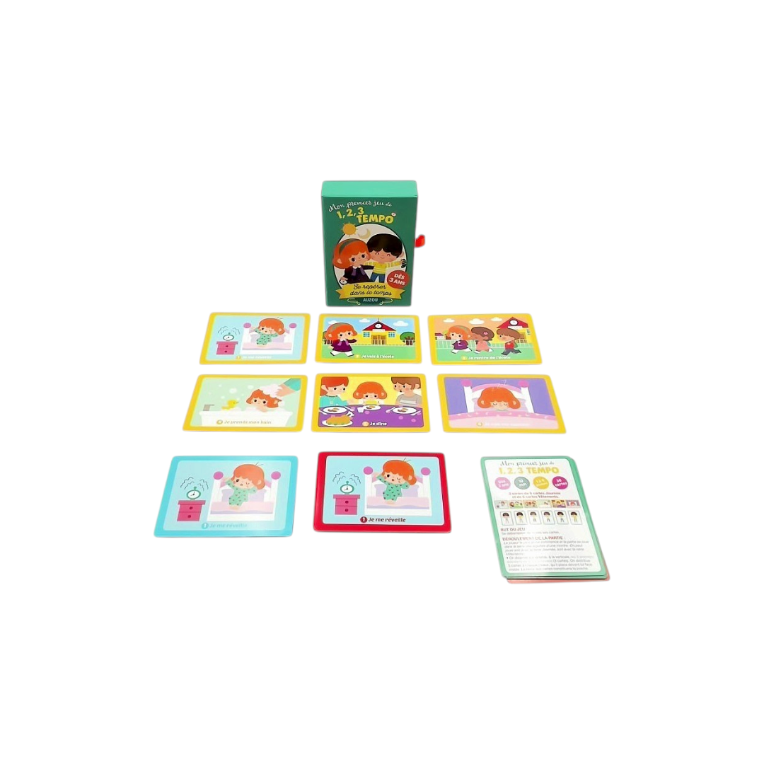 Mon premier jeu de 1,2,3 tempo - Se repérer dans le temps