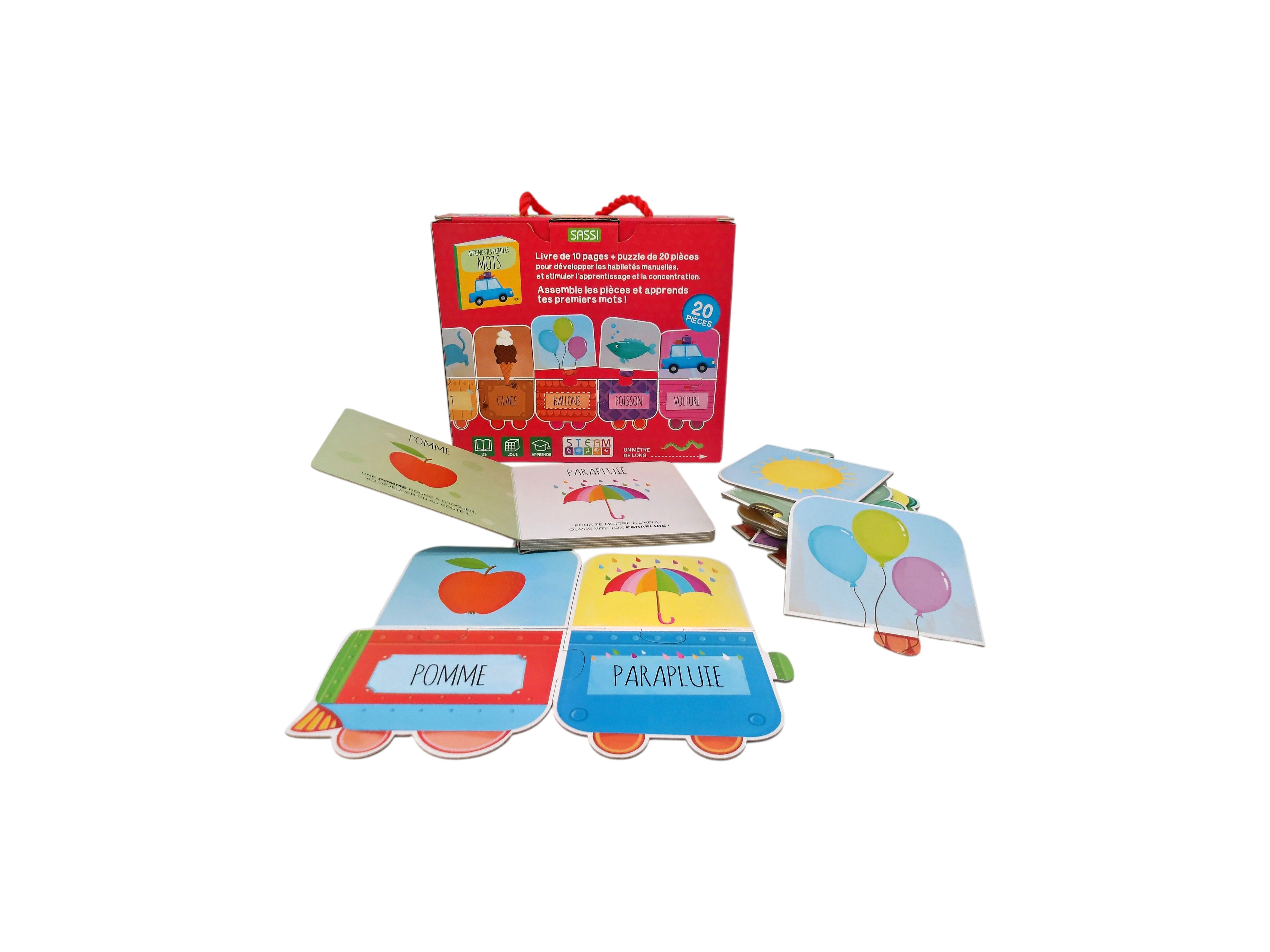 Puzzle et livres - Apprends tes premiers mots