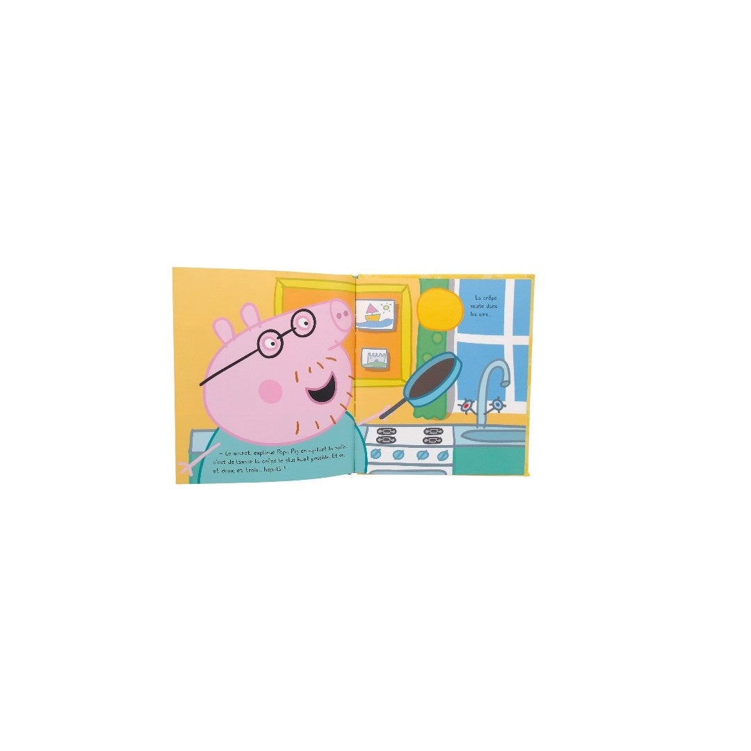 Peppa fait  des crêpes