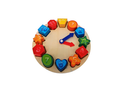 Horloge en bois d&