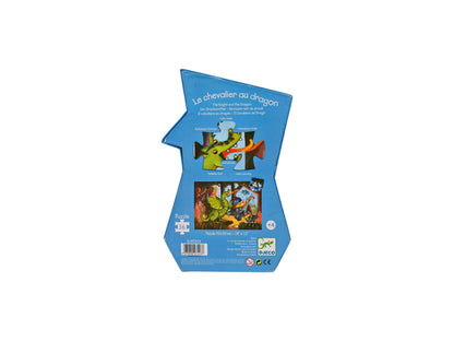 Puzzle - Le chevalier au dragon - 36 pièces