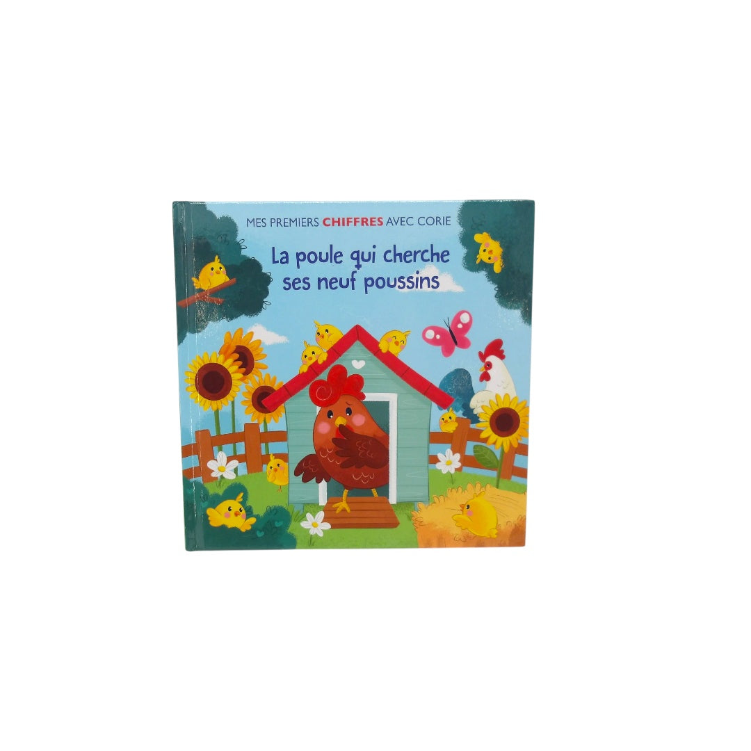 La poule qui cherche ses neuf poussins 