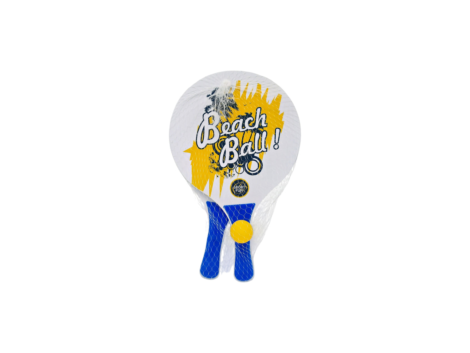 Set de 2 raquettes de plage avec balle