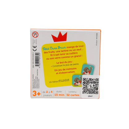 Petit Ours Brun - Mémo des repas
