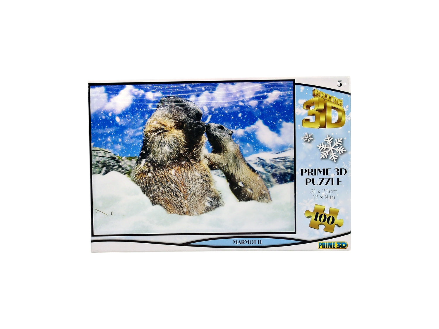 Puzzle 3D - Marmotte - 100 pièces