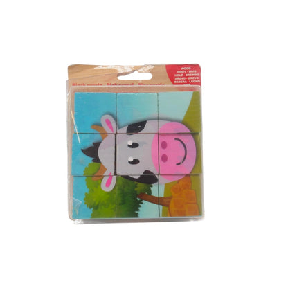 Puzzle cube - Animaux - 9 pièces