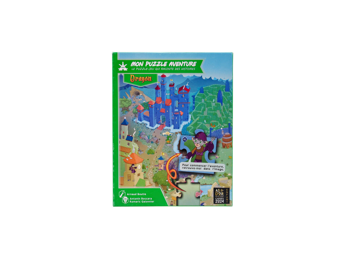 Puzzle - Mon puzzle aventure dragon - 42 pièces- Édition 2024