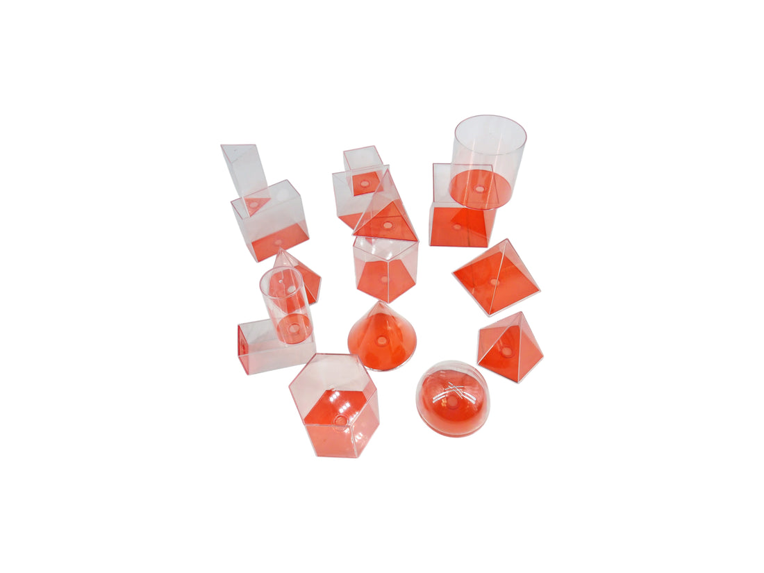 Boîte de 17 formes géométriques 