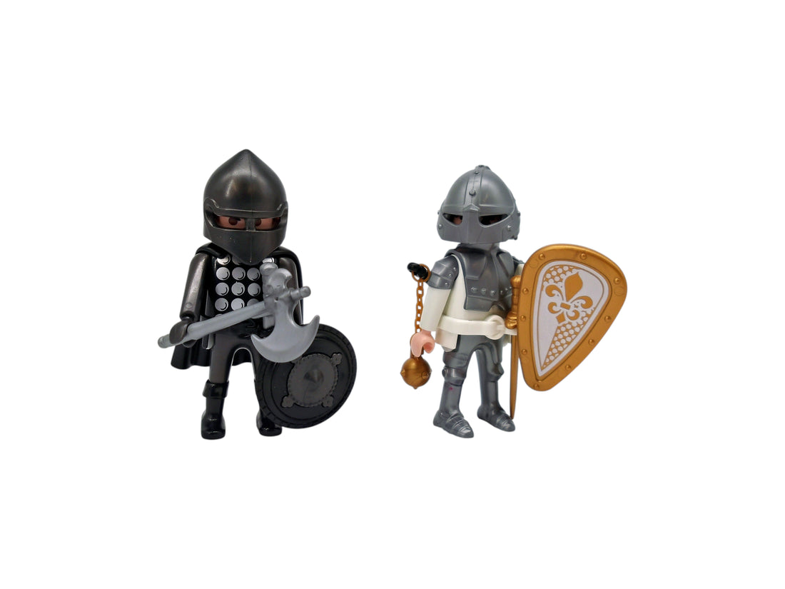 Playmobil - Set 6847 - Knights - Chevalier noir et chevalier d&
