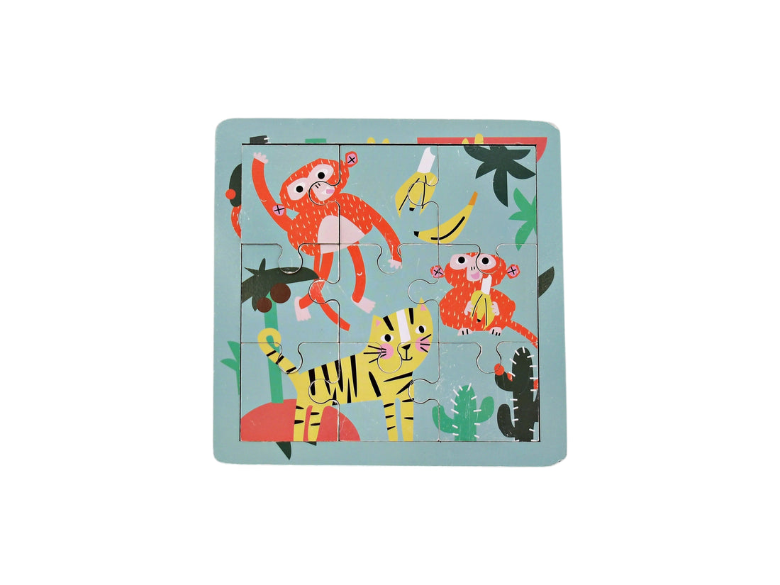 Puzzle en bois - La forêt   - 9 pièces