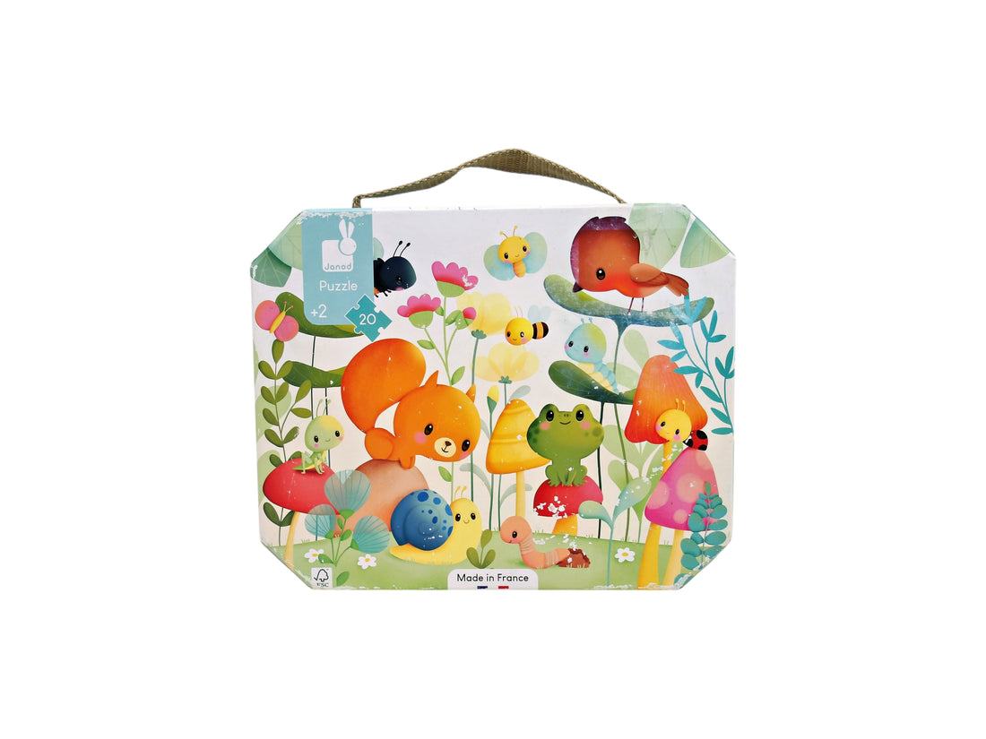 Puzzle - Les compagnons du jardin - 20 pièces