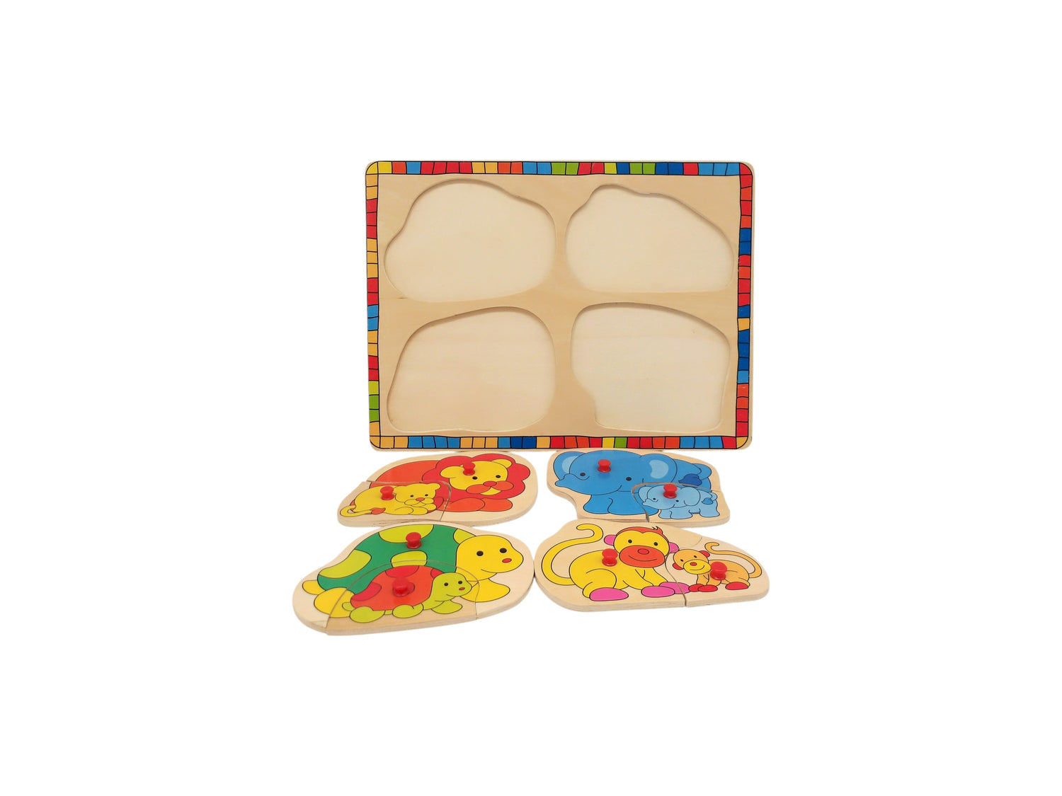Puzzle encastrable - La savane - 8 pièces