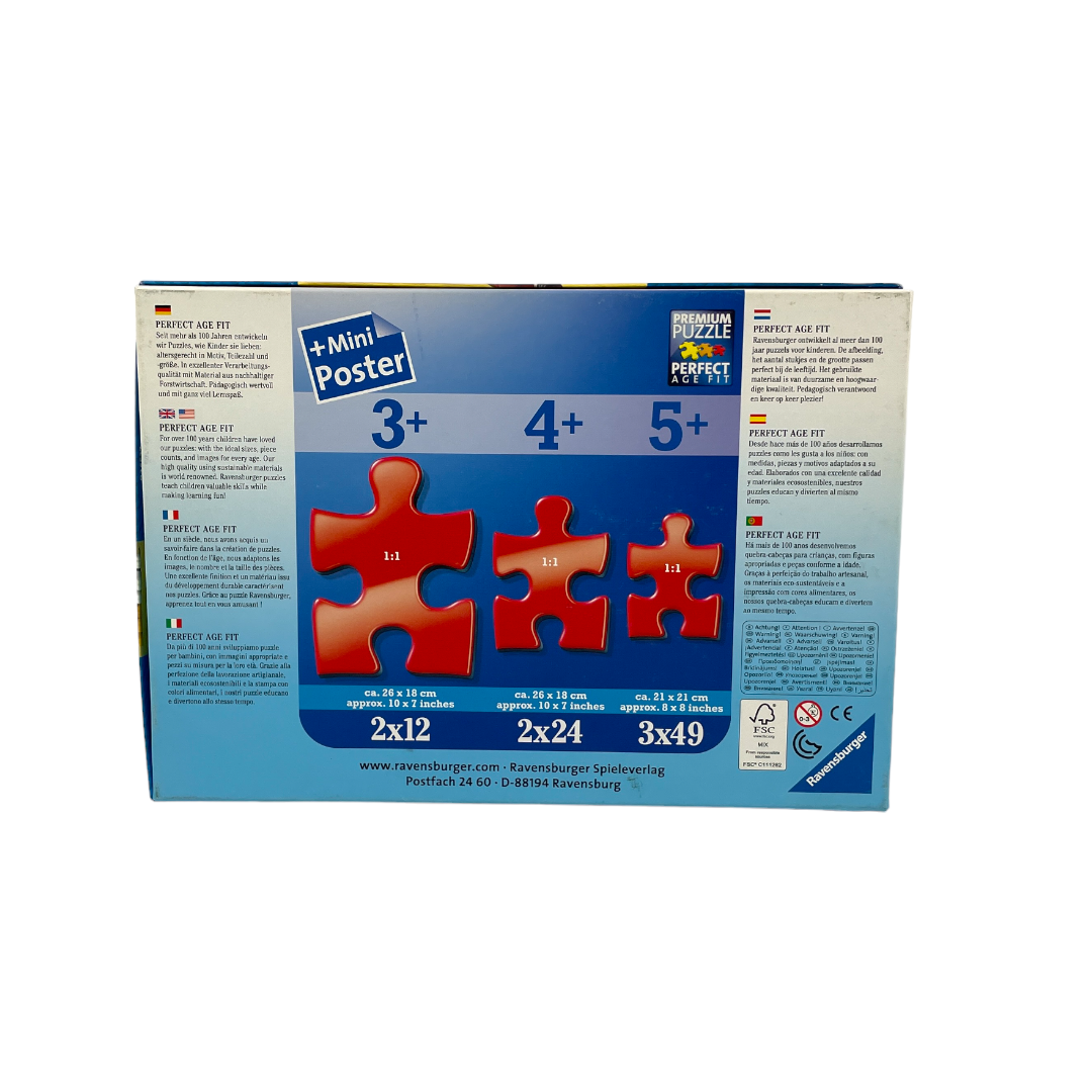 Puzzle - Paw Patrol - 3x49 pièces- Édition 2015