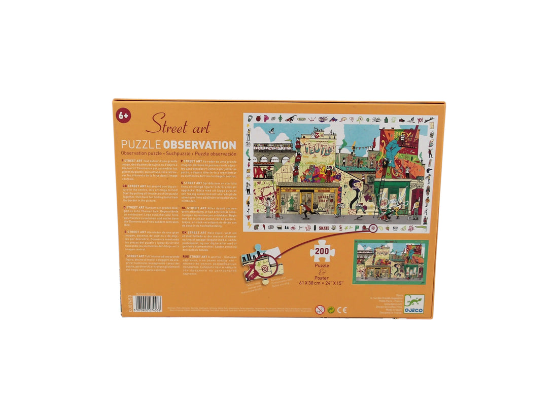 Puzzle observation - Street art - 200 pièces