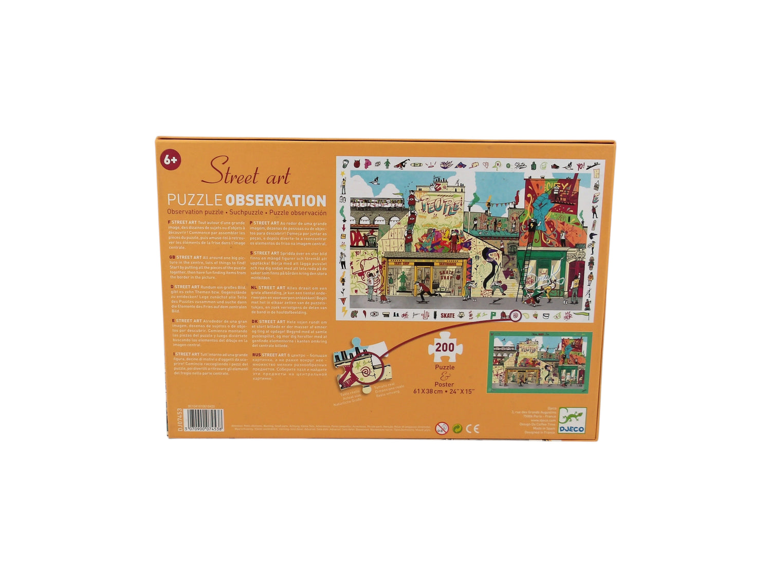 Puzzle observation - Street art - 200 pièces